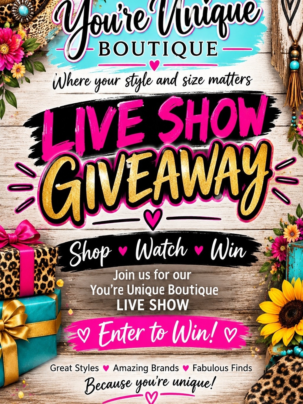 Live Show Giveaway